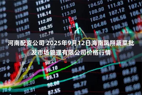 河南配资公司 2025年9月12日海南凤翔蔬菜批发市场管理有限公司价格行情